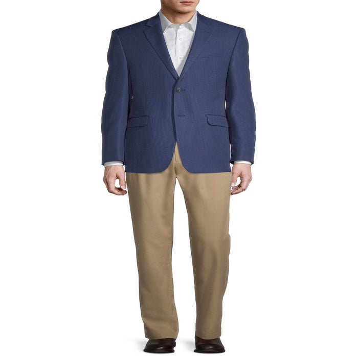George Big Men'S Pleated Front Wrinkle Resistant Pants