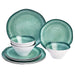 Melamine Dinnerware Set, Service for 4, Traditional Blue and White - Set of 12