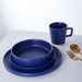 Coupe Dinnerware Set, Service for 8, Black Matte, 32 Piece