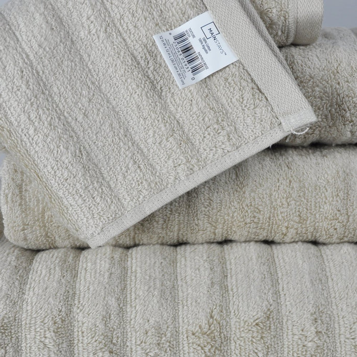 Mainstays Performance Textured Bath Sheet, 62" X 30", Papyrus Beige