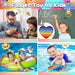Easter Basket Stuffers Push Bubble Fidget Easter Toys for Kids, 4PCS Stress Relief Squeeze Sensory Toy Rainbow Silicone anti Anxiety Fidget Autism Toy Gift for Kids Easter Basket Stuffers Party Favors