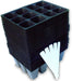 Seedling Starter Trays, 720 Cells: (120 Trays; 6-Cells per Tray), plus 5 Plant Labels