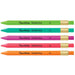 Handwriting Triangular Mechanical Pencils, HB #2 Lead (1.3Mm), Fun Barrel Colors, 5 Pencils, 1 Lead Refill Set, 2 Erasers