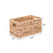 Better Homes & Gardens Woven Natural Water Hyacinth Organizational Basket Set of 3