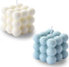 Bubble Candle - Cube Soy Wax Candles, Home Decor Candle, Scented Candle Set 2 Pieces, Home Use and Gifting