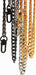 DIY Iron Flat Chain Strap Handbag Chains Purse Chain Straps Shoulder Cross Body Replacement Straps with Metal Buckles (47", Gold)