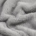 Sunbeam Grey Faux Fur Heated Throw