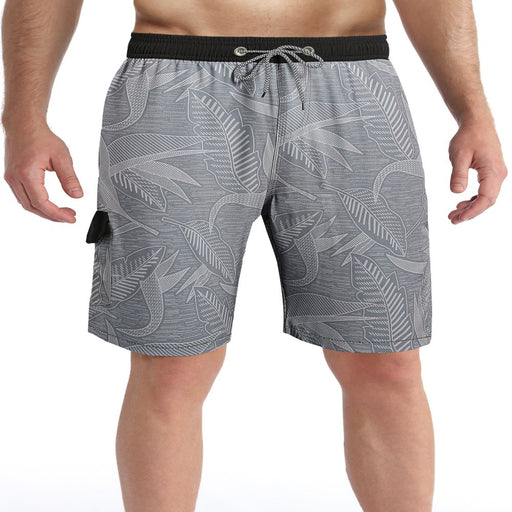 APTRO Mens Swim Trunks Swimming Shorts Board Shorts Quick Dry Summer Beach Shorts Black MK129 2XL