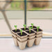 72 Cells Peat Pots Seed Starter Trays, 12 Packs Biodegradable Seedling Pots Germination Trays, Organic Plant Starter Kit with 15 Pcs Plant Labels