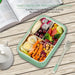 Bento Boxes for Adults - 1100 ML Bento Lunch Box for Kids Childrens with Spoon & Fork - Durable Perfect Size for On-The-Go Meal, Bpa-Free and Food-Safe Materials(Green)
