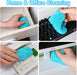 Car Cleaning Gel Kit Universal Detailing Automotive Dust Car Crevice Cleaner Slime Auto Air Vent Interior Detail Removal for Car Putty Cleaning Keyboard Cleaner Car Accessories Blue