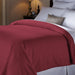 Sunbeam Heated Electric Fleece Blanket with 5 Heat Settings, Queen, Garnet