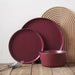 Coupe Dinnerware Set, Service for 8, Black Matte, 32 Piece