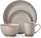Pfaltzgraff Sadie 16-Piece Dinnerware Set, Cream