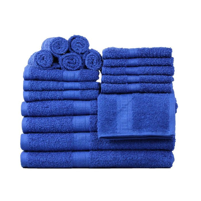 Mainstays Solid 18-Piece Bath Towel Set, Royal Spice