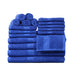 Mainstays Solid 18-Piece Bath Towel Set, Royal Spice