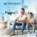 D20 Mini Drone with Camera for Kids, Remote Control Toys Gifts for Boys Girls with Voice Control, Gestures Selfie, Altitude Hold, Gravity Control, One Key Start, 3D Flips 2 Batteries,1 Piece, Blue