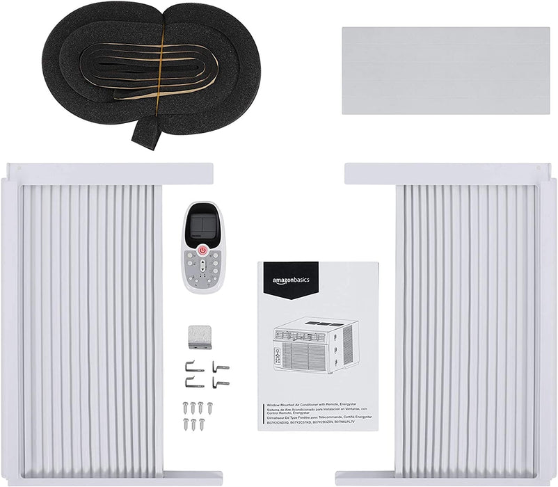 Window-Mounted Air Conditioner with Remote - Cools 250 Square Feet, 6000 BTU, Energy Star, Energy Star