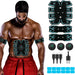 USB Rechargeable Portable Fitness Workout Equipment with 10Pcs Free Gel Pads for Men Woman, the Latest Model 6 Modes, 19 Levels of Intensity