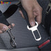 2 Pack Adjustable Pet Dog Cat Car Seat Belt Strap Safety Leads Seatbelt Harness for All Vehicle (Gray)