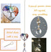 H&D HYALINE & DORA Suncatcher Window Hanging Tree of Life Heart Shaped Crystal Ball Prism Drop Pendant