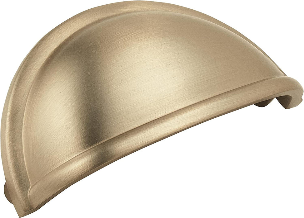 Amerock | Cabinet Cup Pull | Satin Nickel | 3 Inch (76 Mm) Center to Center | Cup Pulls | 5 Pack | Drawer Pull | Drawer Handle | Cabinet Hardware