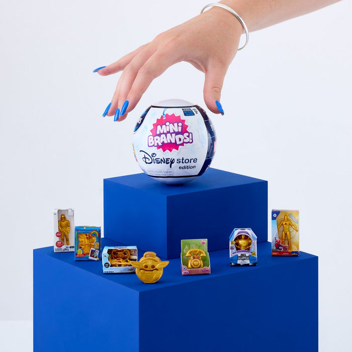 5 Surprise Mini Disney Brands Series 1 Mystery Capsule Real Miniature Disney Brands Collectible Toy by