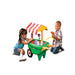 Little Tikes 2-In-1 Garden Cart & Wheelbarrow Play Gardening Toy with 10 Pieces and Sprinkler for Indoor Outdoor Preschool Pretend Play for Kids Toddlers Girls Boys Ages 2 3 4+