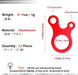 Aluminum Alloy Guyline Cord Adjuster Tent Tensioners Rope Adjuster for Tent Hiking Camping