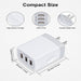 Wall Charger,Usb Charger Adapter,3.1A/3Pack Muti Port Fast Charging Station Power Base Charger Block Plug for Iphone Wall Charger