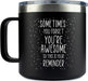 Inspirational Gifts for Women –Stainless Steel Coffee Purple Mug/Tumbler 14Oz “Sometimes You Forget You’Re Awesome” – Idea, Thank You, Coworker, Motivational, Best Friend, Her, Female, Valentines Day