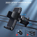 Phone Mount for Car Vent [2022 Upgraded Clip] Cell Phone Holder Car Hands Free Cradle in Vehicle Car Phone Holder Mount Fit for Smartphone, Iphone, Cell Phone Automobile Cradles Universal