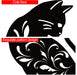 3 Pack Metal Cat Garden Statues Black Cat Silhouette Cat Decorative Garden Stakes Garden Outdoor Statues Animal Stakes for Yard Decor and Lawn Ornaments