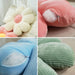 Flower Pillow Cute Daisy Floor Cushion Soft Plant Pillows Leisure Aesthetic Home Decor for Bedroom, Living Room(Sage Green,21.5")