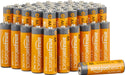 48 Pack AA High-Performance Alkaline Batteries, 10-Year Shelf Life, Easy to Open Value Pack