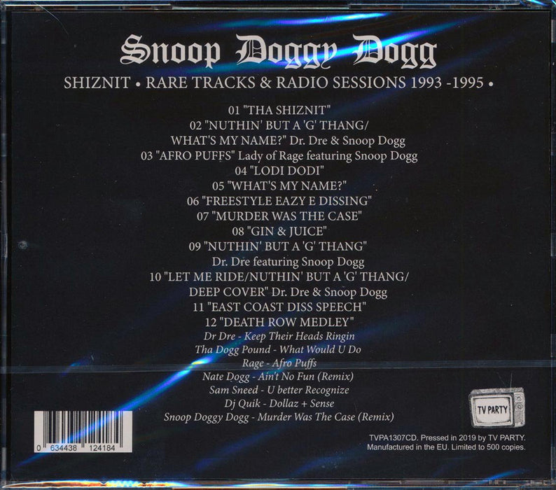 Snoop Doggy Dogg - Shiznit: Rare Tracks & Radio Sessions 1993-1995 (Ltd. 500 Copies Made) - CD