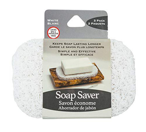 White Soap Saver Soap Holder, 2 Count - 1 Pack