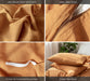 Bedding Duvet Cover Set 100% Washed Cotton Linen like Textured Breathable Durable Soft Comfy (Burnt Orange, Queen)
