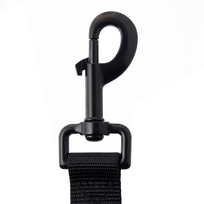 Vibrant Life Padded Anti-Shock Dog Leash, Black, Large, 6'