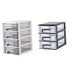 Transparent Table Drawer Home Office Paper Files Gadgets Makeup Tools Storage Box Multiple Layer Desk Organizer Case