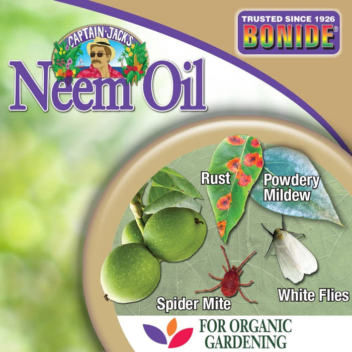 Bonide Captain Jack'S Neem Oil, 32 Oz Ready-To-Use Spray, Multi-Purpose Fungicide, Insecticide and Miticide for Organic Gardening