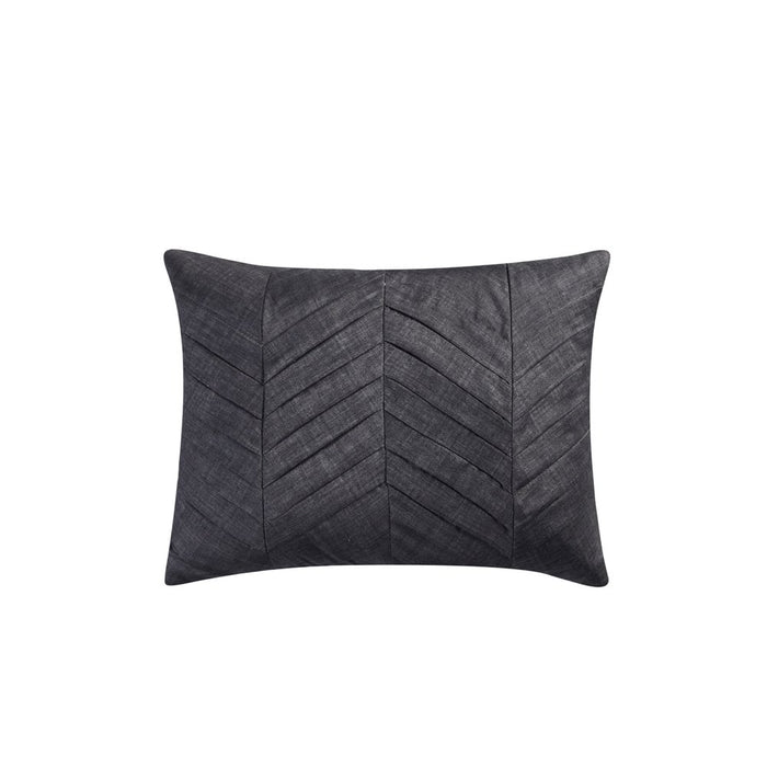 Mainstays Grey 10 Piece Bed in a Bag Comforter Set with Sheets, Queen