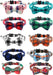 Breakaway Cat Collar with Cute Bow Tie and Bell, Plaid Patterns, 1 Pack Girl Boy Kitty Safety Collars, Blue