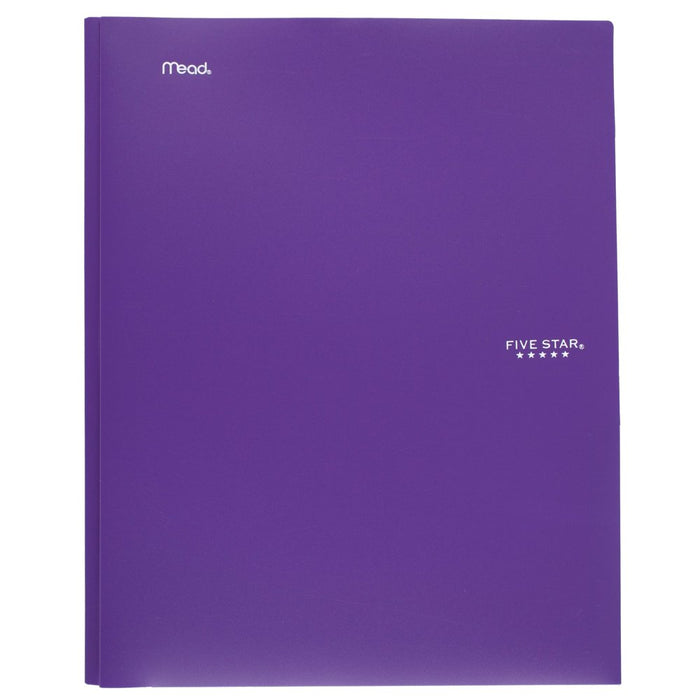 Five Star Stay-Put Pocket & Prong Folder, Assorted Colors (34030)