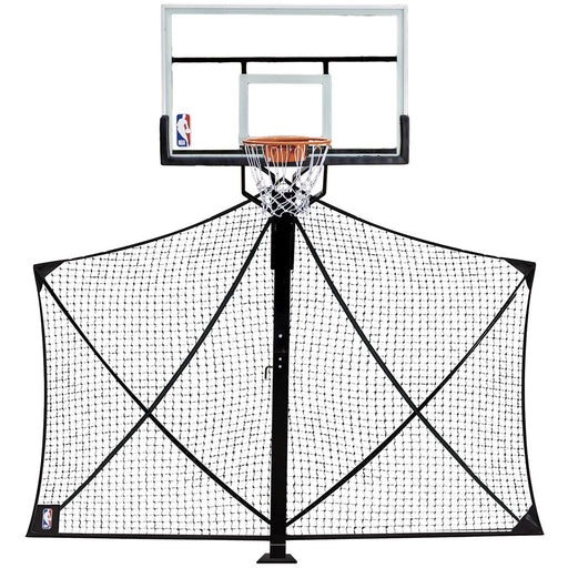 NBA Official 8’X10’ Folding Basketball Backstop Net, All-Weather, Black