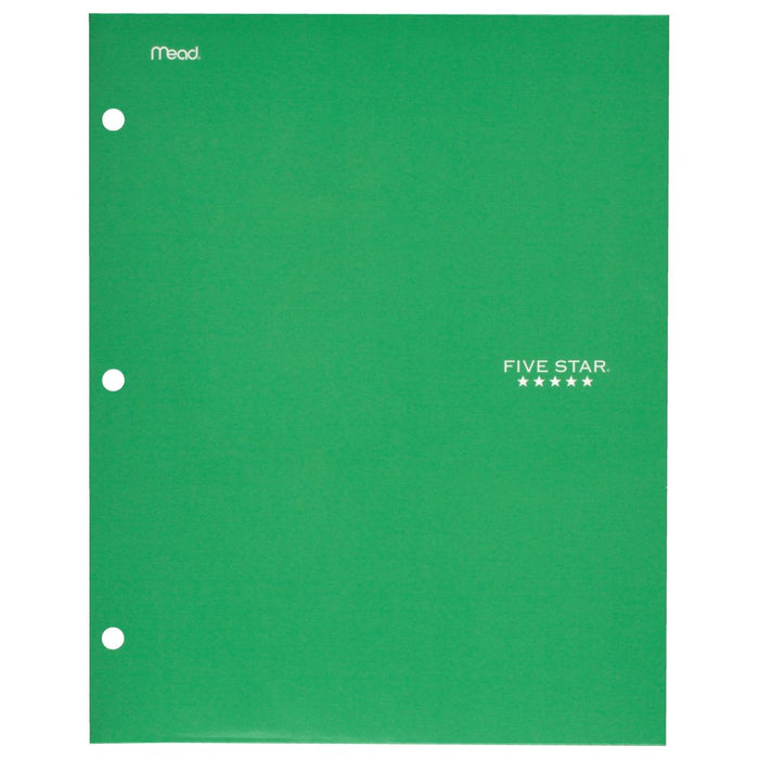 Five Star 4-Pocket Paper Folder, Assorted Colors (33585)