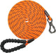 Heavy Duty Dog Leash, 30FT Reflective Dog Leash with Swivel Lockable Hook and Comfortable Padded Handle, Puppy Leash for Walking, Hunting, Camping, Backyard for Small Medium and Large Dogs
