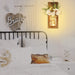 Rustic Wall Sconces Mason Jar Sconces Handmade Wall Art Hanging Design with Remote Control LED Fairy Lights and White Peony,Farmhouse Kitchen Decorations Wall Home Decor Living Room Lights Set of Two