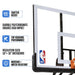 NBA 50" Portable Basketball Hoop with Polycarbonate Backboard