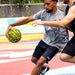 AND1 Graffiti Printed Rubber Basketball- Intermediate Size Streetball (28.5"), Made for Indoor and Outdoor Basketball Games (Mint/Black)